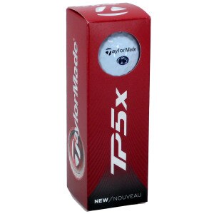 TaylorMade TP5x Golf Balls with Penn State Athletic Logo on front 3pk
